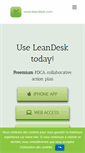 Mobile Screenshot of leandesk.com